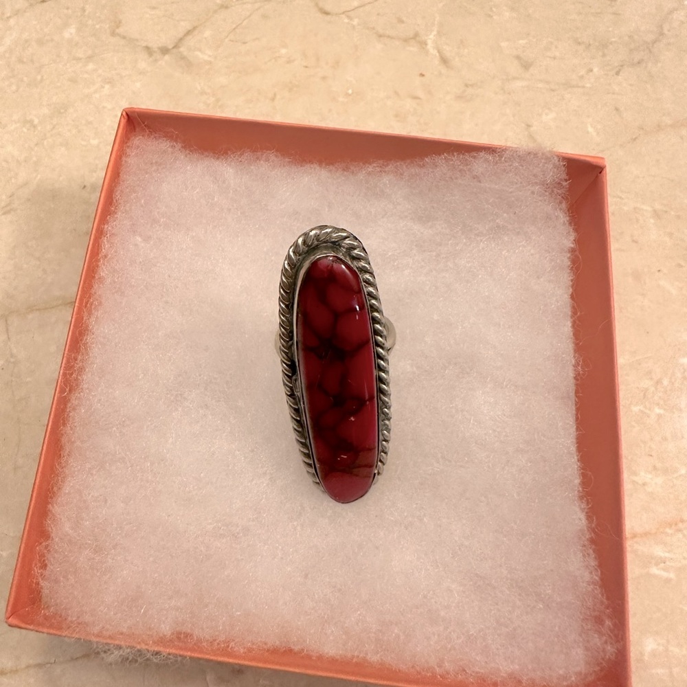 Gorgeous Mexican Silver Statement Ring - image 4